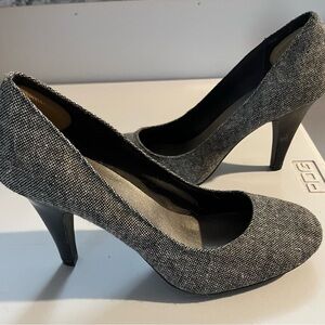 Dexter Black and Gray Women's Heels